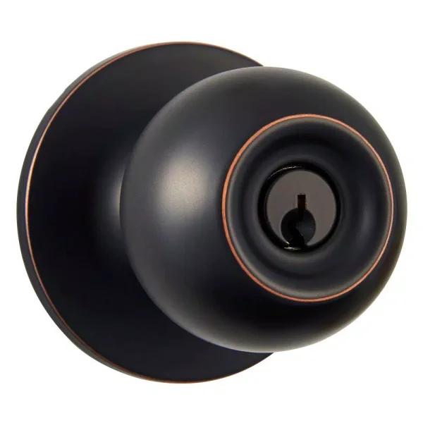 Universal Hardware 2-1/8 in. Grade-2 Aged Bronze Commercial Storeroom Door Knob