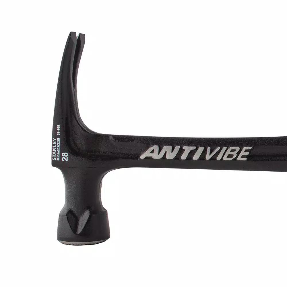 Stanley FatMax 28oz. 16 in. AntiVibe Rip Framing Hammer with Rubber Grip and Magnetic Nail Start