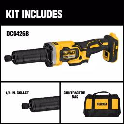 DEWALT 20V MAX Cordless Brushless Variable Speed 1-1/2 in. Die Grinder (Tool-Only) thumbnail 2