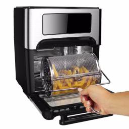 GoWISE USA 1700W 12.7 Quart Air Fryer Toaster Oven with Rotisserie and Dehydrator, Black thumbnail 7