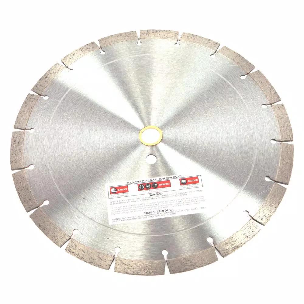 Forney 12 in. Premium Diamond Turbo Saw Blade for Concrete, Brick, and Block
