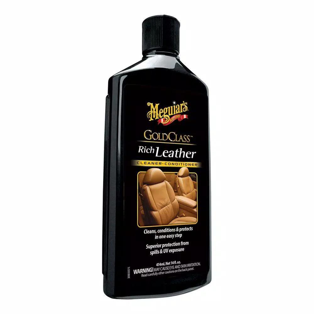 Meguiar's Gold Class Rich Leather Cleaner and Conditioner, 14 oz.
