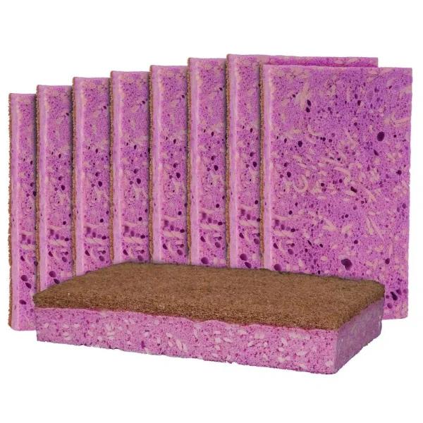 Grease Beast Soap-Infused Heavy-Duty Tub and Tile Scrub Sponge, X-Large, Odor and Bacteria Resistant (9-Pack)