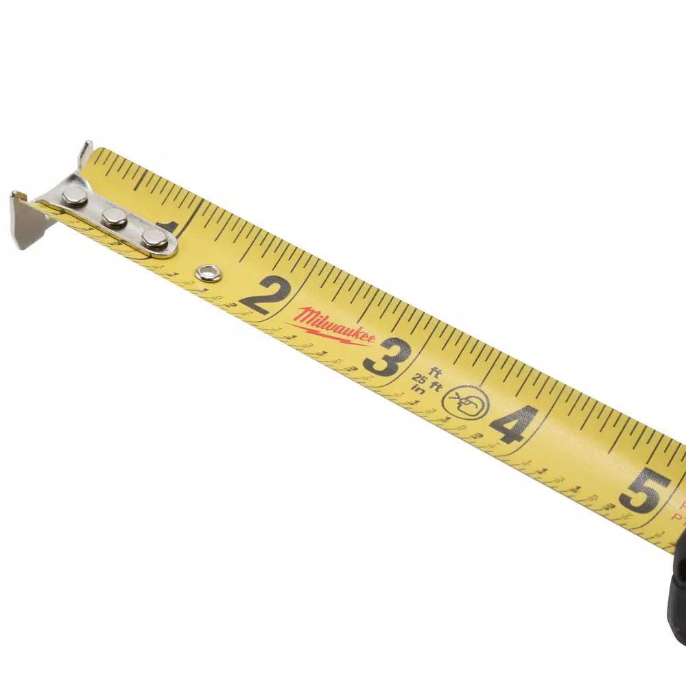 Milwaukee 25 ft. Compact Tape Measure and Jobsite Straight Scissors Set