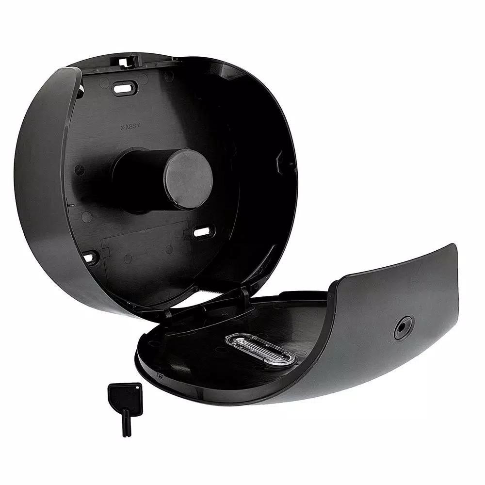 Alpine Industries Gray Jumbo Toilet Paper Dispenser - Durable ABS Plastic Wall Mount