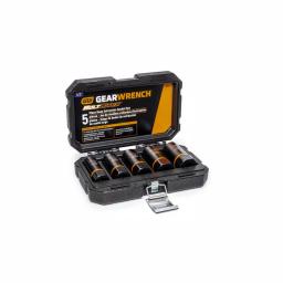 GEARWRENCH Bolt Biter 1/2 in. Drive Deep Extraction Socket Set, 5-Piece thumbnail 1