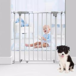 Perma Child Safety Stellar LED Baby Gate, 30 in. H Pressure Mounted Auto-Close Gate with Safe Step Bar thumbnail 2