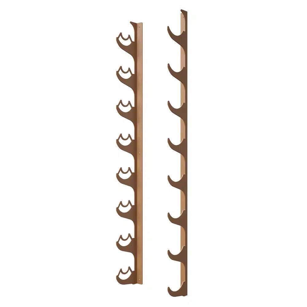 DI PRIMA USA Eagle Edition 8-Bottle Wall Mounted Wine Rack, Solid Steel, Made in Italy