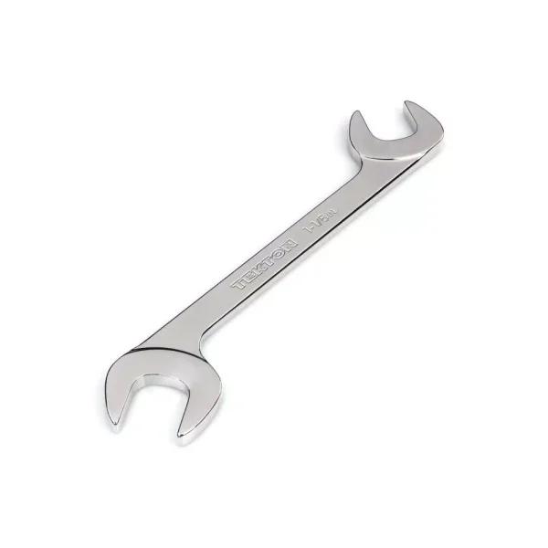 TEKTON 1-1/8 in. Angle Head Double Open End Wrench, 60° Offset