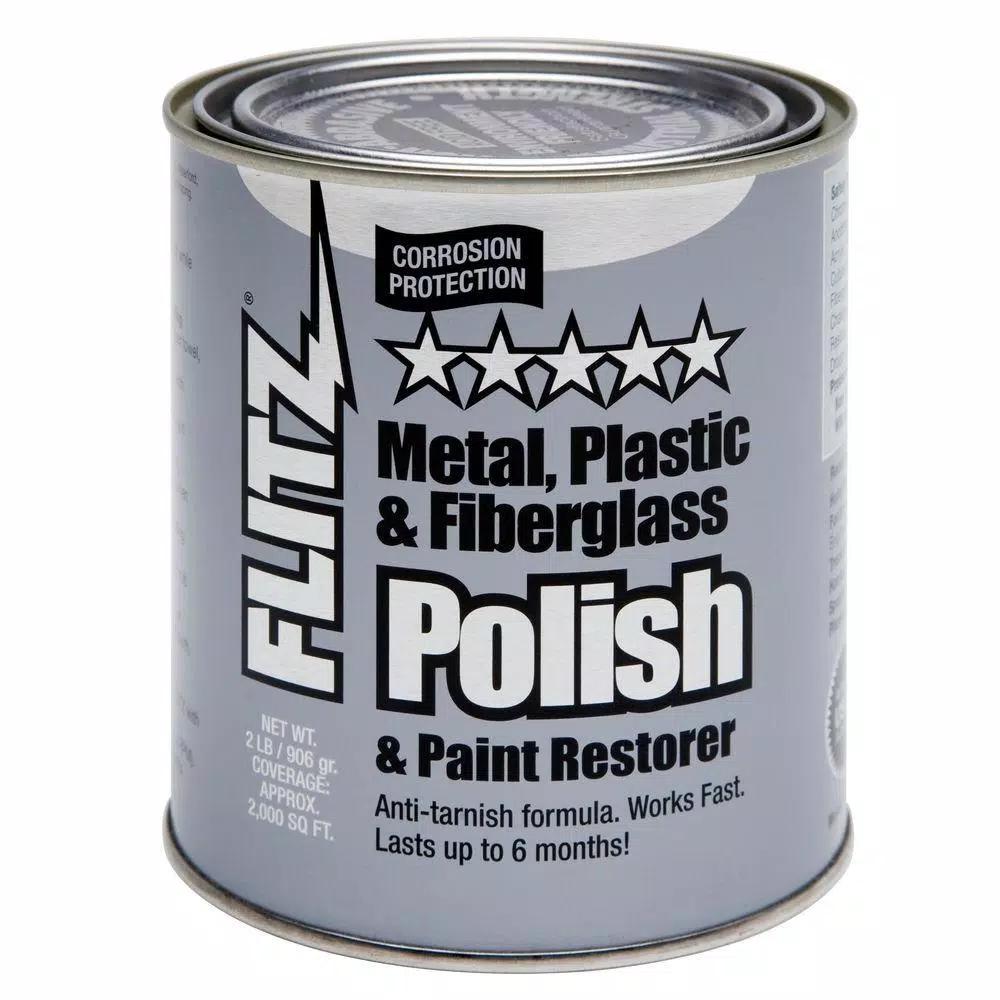 Flitz Metal, Plastic and Fiberglass Polish Paste - 2 lb. Can