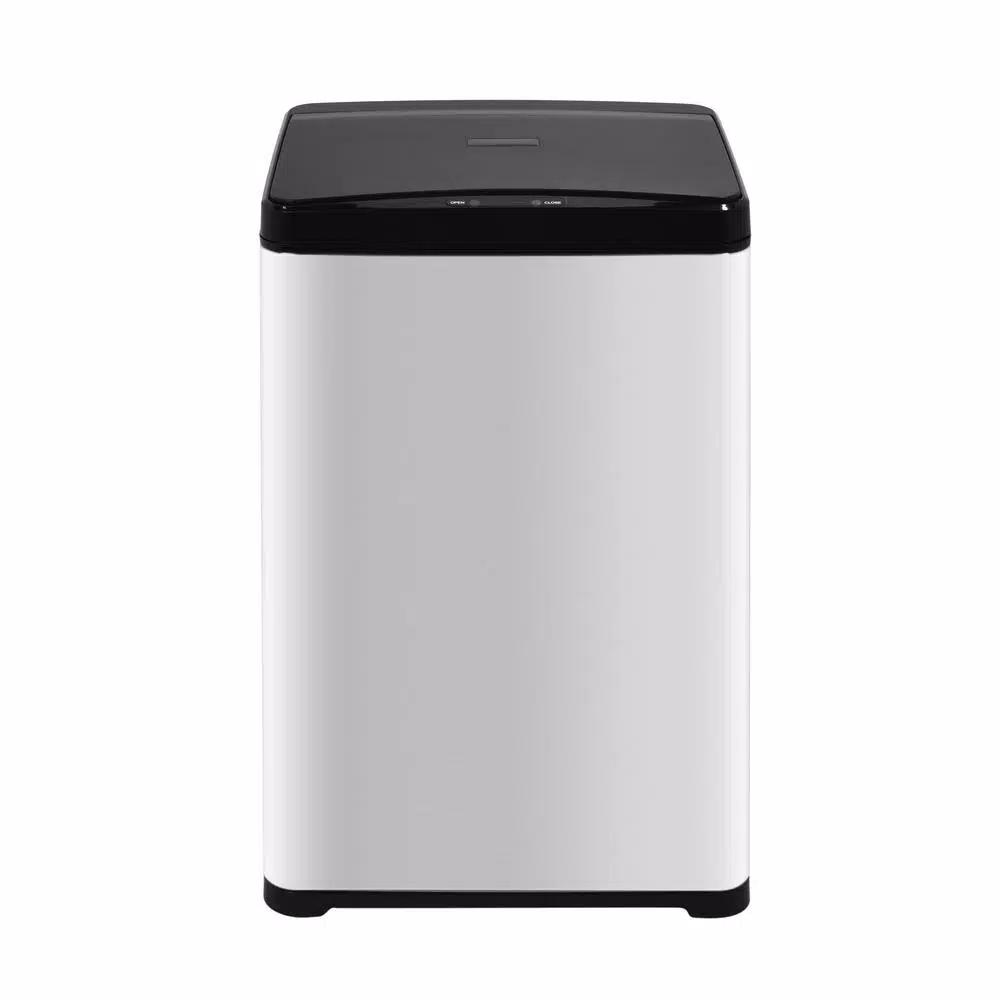 Innovaze 10.6 Gallon Stainless Steel Motion Sensing Touchless Kitchen Trash Can, Fingerprint Resistant