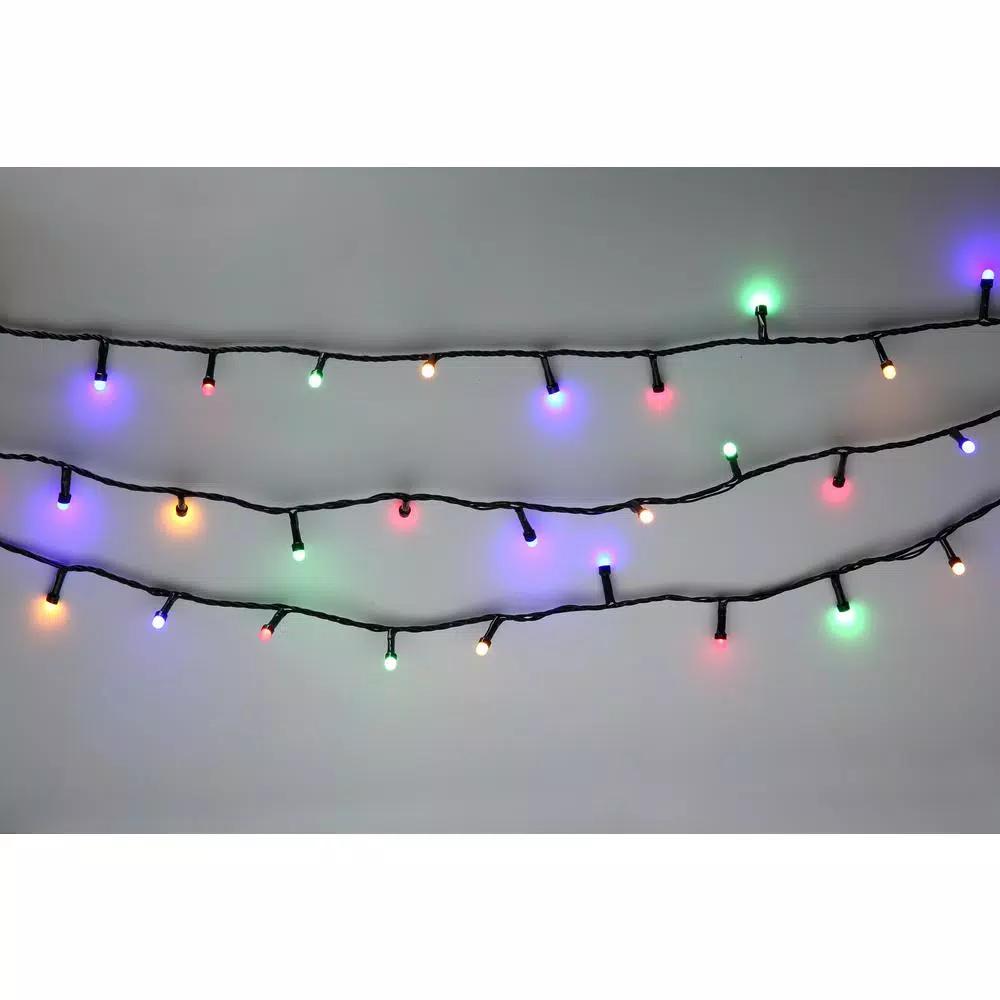 Novolink 200 LED Mini Globe Multi-Color String Lights with Wireless Smart App Control