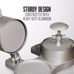 Weston Double Hamburger Press - Adjustable Aluminum Burger & Patty Maker thumbnail 7