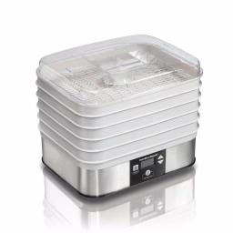 Hamilton Beach Food Dehydrator with 5 Stackable Trays, 500W, Grey thumbnail 1