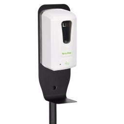Alpine Industries 1200ml Automatic Hand Sanitizer Dispenser with Floor Stand, White thumbnail 2