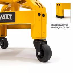 DEWALT Heavy-Duty Adjustable Shop Stool with Casters and Storage Shelf, 300 lb Capacity thumbnail 5