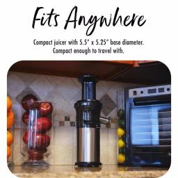 Tribest Shine Kitchen Co. SJV-107 Vertical Juicer, Stainless Steel, 200W thumbnail 7