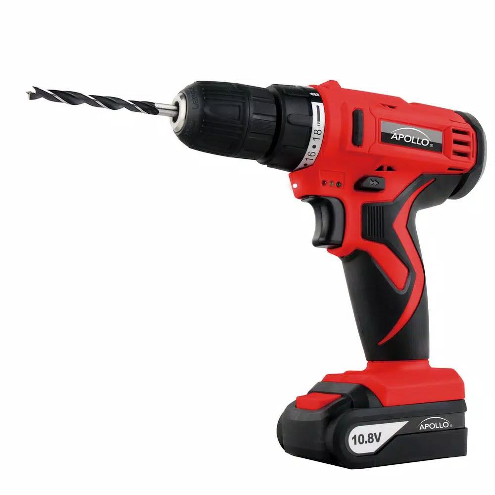 Apollo 10.8V Cordless 3/8 in. Drill/Driver with 30-Piece Accessory Set