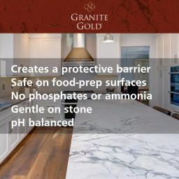 Granite Gold Sealer 2-Pack, 24 oz. Spray Bottles for Natural Stone Protection thumbnail 5