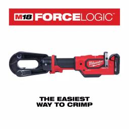 Milwaukee M18 FORCE LOGIC 15-Ton Cordless Utility Crimper Kit with 2 Batteries and Charger thumbnail 4