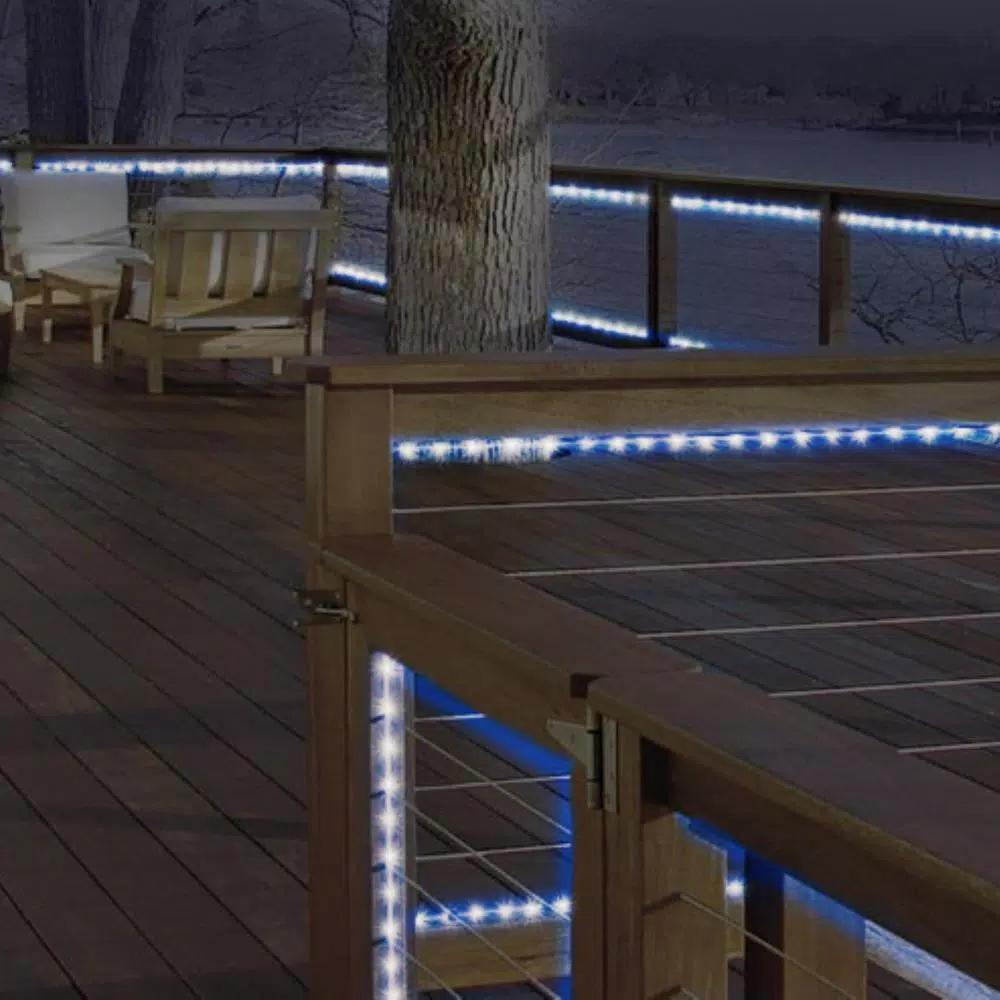 DEERPORT DECOR 16 ft. 80 LED Blue Mini Rope Light, Weather Resistant Indoor/Outdoor Specialty Lights