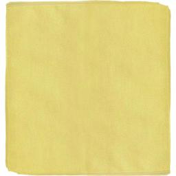 Renown 12-Pack General Purpose Microfiber Cleaning Cloths, 12 in. x 12 in., Yellow thumbnail 1