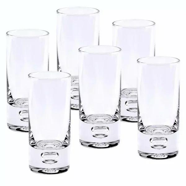 Badash Crystal Galaxy 6-Piece 3 oz. Mouth Blown Lead Free Crystal Shot and Vodka Glass Set