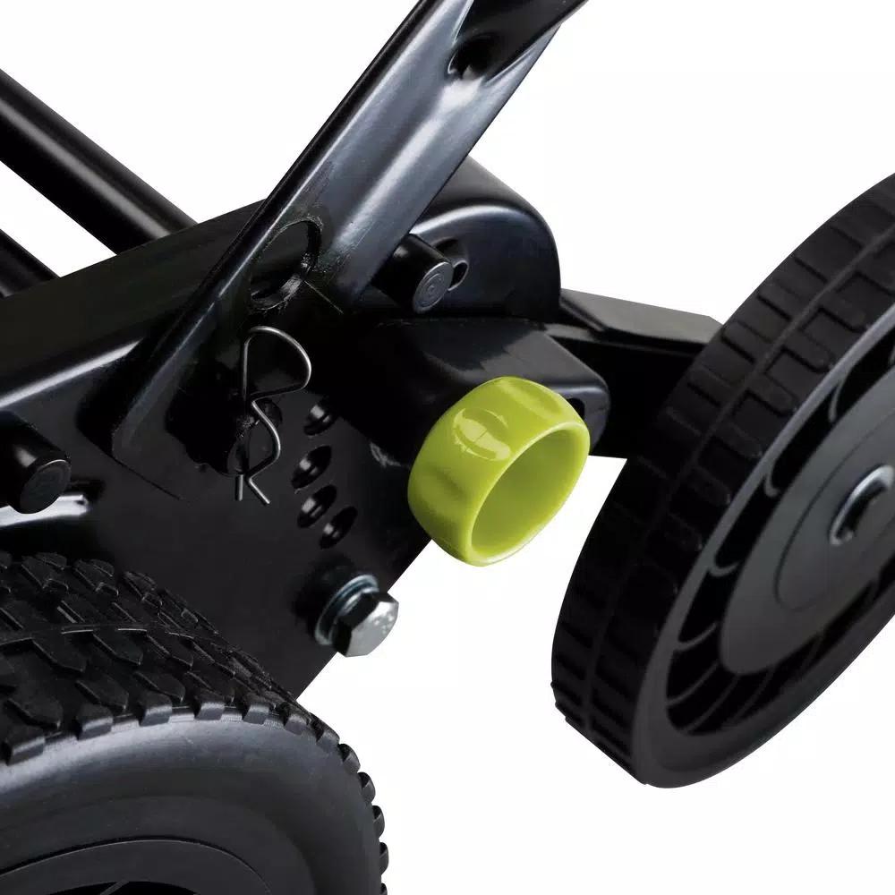 Sun Joe MJ1800M 18 in. 5-Position Quad Manual Walk-Behind Push Reel Mower