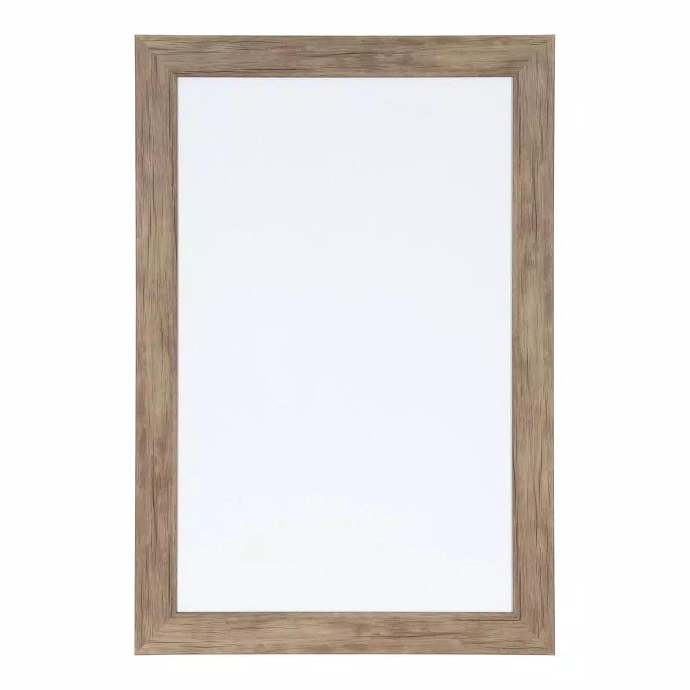 DesignOvation Kate and Laurel Beatrice Rustic Brown Magnetic Dry Erase Memo Board