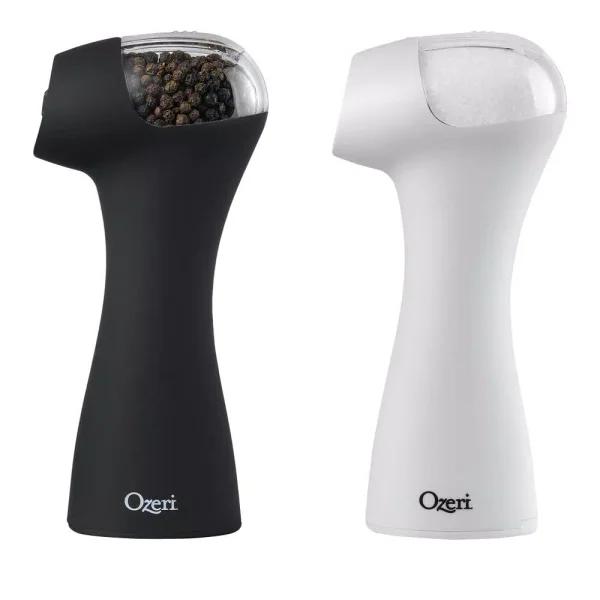 Ozeri Graviti Pro II Electric Salt and Pepper Grinder Set, BPA-Free Ceramic Mills