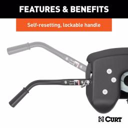 CURT A20 20K 5th Wheel Hitch - 20,000 lbs. Capacity thumbnail 6