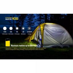 NITECORE HC60 1000 Lumens LED Rechargeable Headlamp with 18650 Battery thumbnail 3