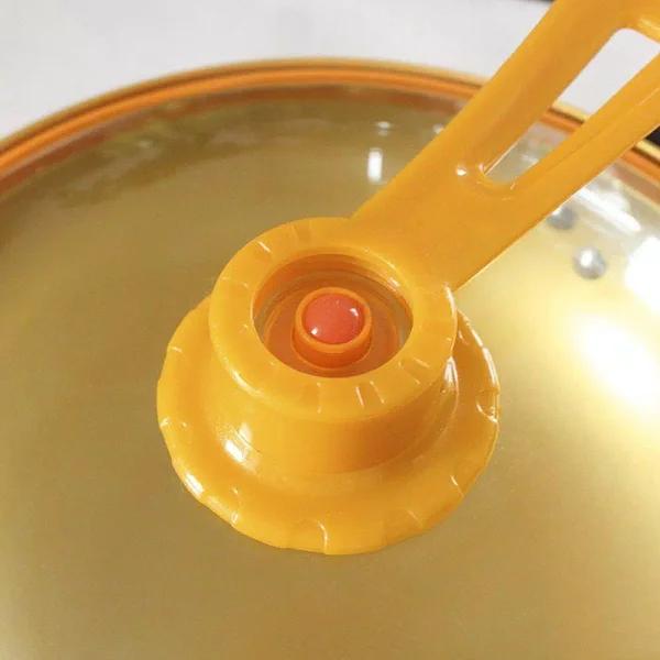 Tayama Non-Stick Ceramic Golden Wok, 32 cm Multi-Functional Cookware