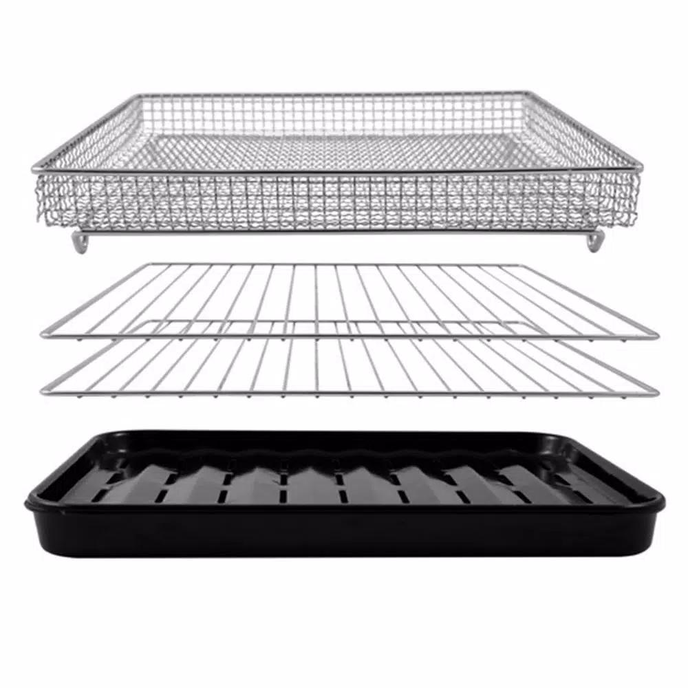 NuWave Bravo XL 1800W 4-Slice Stainless Steel Toaster Oven and Air Fryer