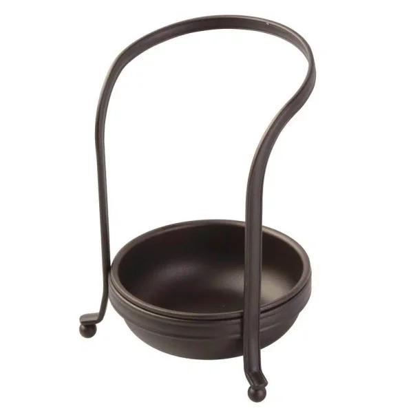 interDesign York Lyra Standing Spoon Rest, Powder Coated Bronze Metal