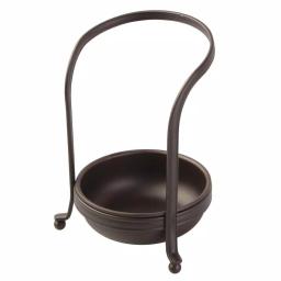 interDesign York Lyra Standing Spoon Rest, Powder Coated Bronze Metal thumbnail 1