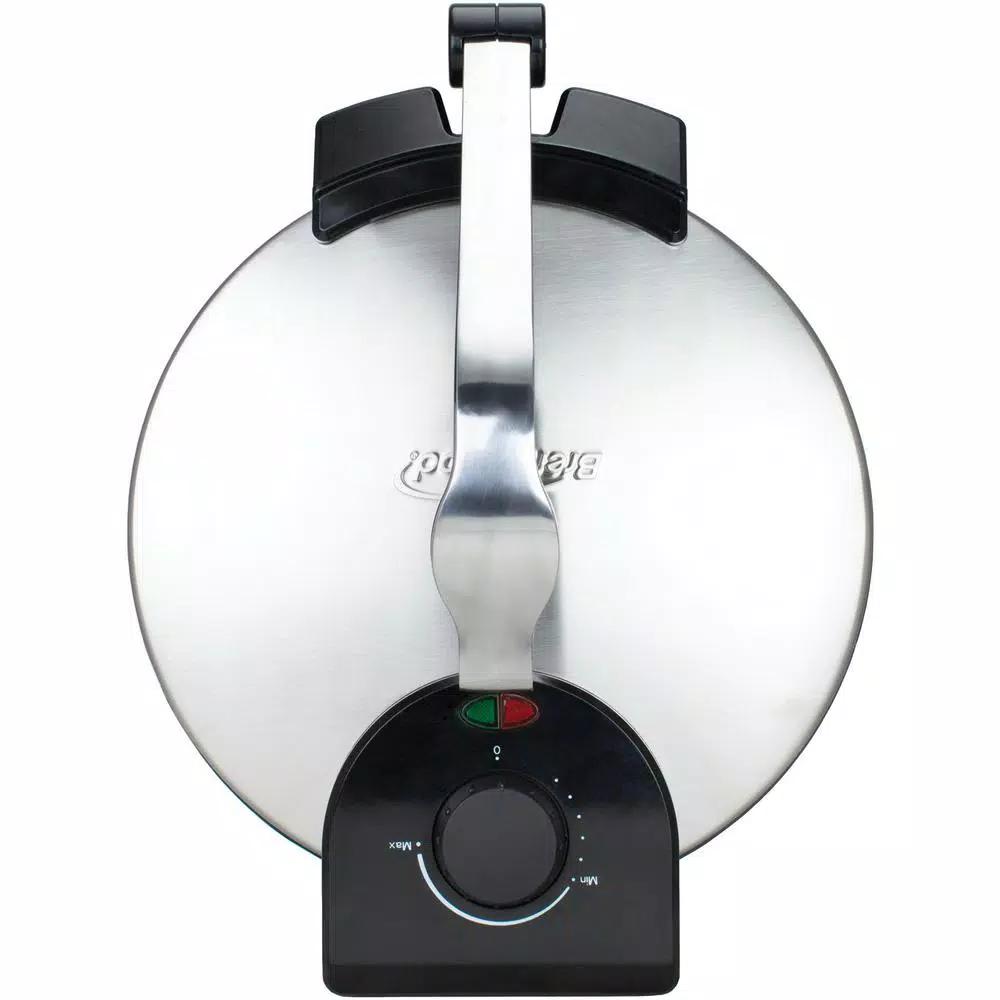 Brentwood Appliances 12 in. Nonstick Electric Tortilla Maker, 1200W Stainless Steel