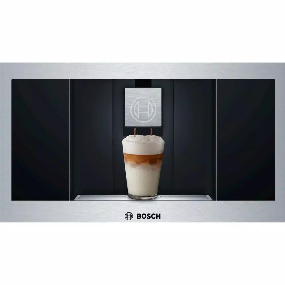 Bosch Built-In Fully Automatic Stainless Steel Drip Coffee Maker with Integrated Grinder