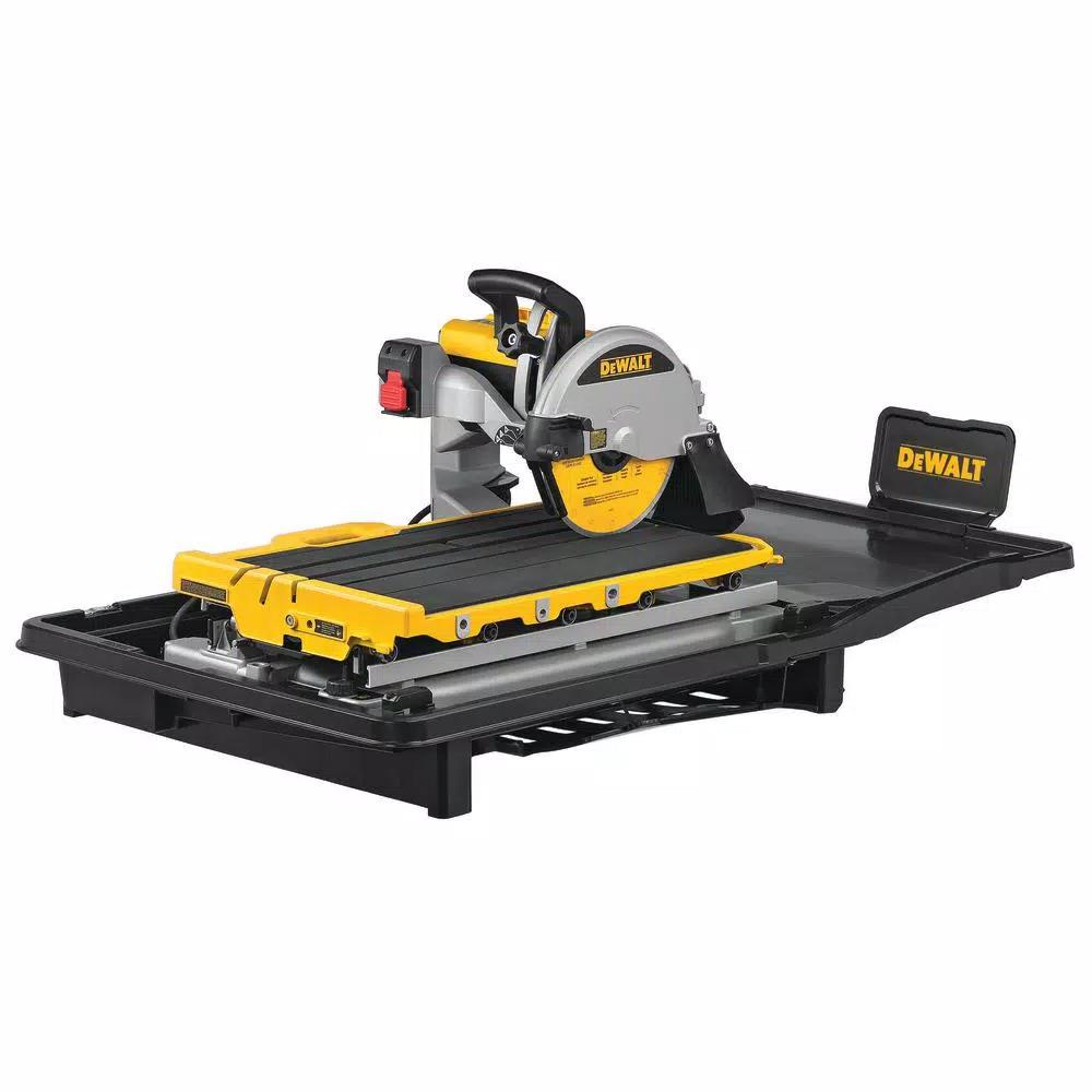 DEWALT 10 in. High Capacity Wet Tile Saw, 15 Amp Corded Specialty Saw for Porcelain