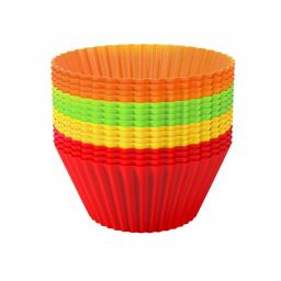 Chef Buddy Silicone Cupcake Liners, 24-Pack Reusable Baking Cups thumbnail 1