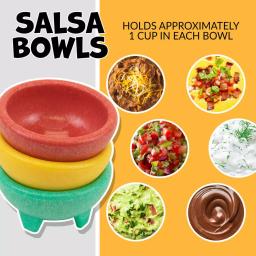 TACO TUESDAY 9-Piece Stainless Steel and Plastic Taco Kit with Tortilla Warmer, Salsa Bowls, Taco Holders, and Mortar and Pestle thumbnail 5