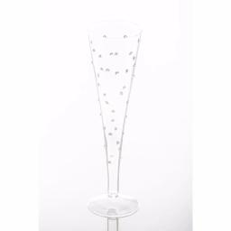 Abigails La Boheme Small Dot Pattern Champagne Flutes, Set of 4 thumbnail 1