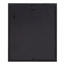 DesignOvation Gallery 13 x 16 in. Black Wood Picture Frame with White Mat for 8 x 10 in. Photos thumbnail 4