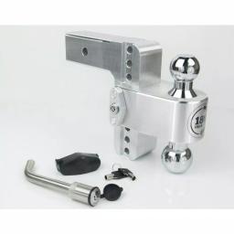 Weigh Safe 180 Hitch by Weigh-Safe Chrome Tow Ball Edition Adjustable Ball Mount thumbnail 1