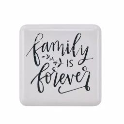 Danya B. Family is Forever Metal Wall Art - Farmhouse Decorative Quote Sign thumbnail 2