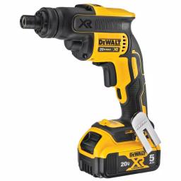 DEWALT 20V MAX XR Brushless Cordless Drywall Screwgun Kit with (2) 5.0 Ah Batteries & Charger thumbnail 4