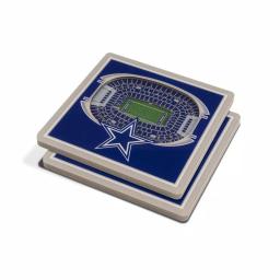 YouTheFan NFL Dallas Cowboys StadiumViews 3D Acrylic Coasters, 2-Pack thumbnail 1
