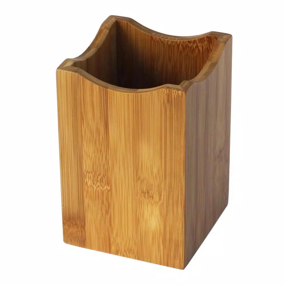 Oceanstar 7-Piece Bamboo Cooking Utensil Set with Holder