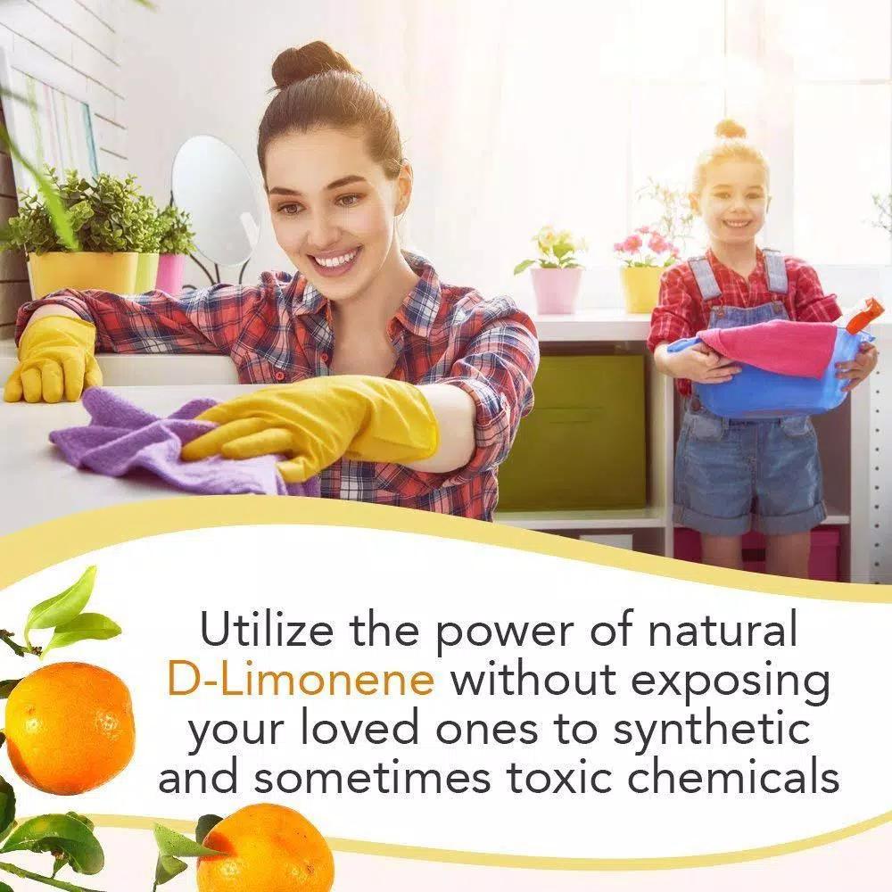 Eco Clean Citra Blast D-Limonene Cleaner & Degreaser, 1 Gallon, Natural Orange Peel Extract
