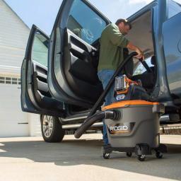 RIDGID 9 Gal. Cordless Wet/Dry Shop Vacuum Kit with (2) 18V OCTANE 3.0 Ah Lithium-Ion Batteries and Charger thumbnail 8